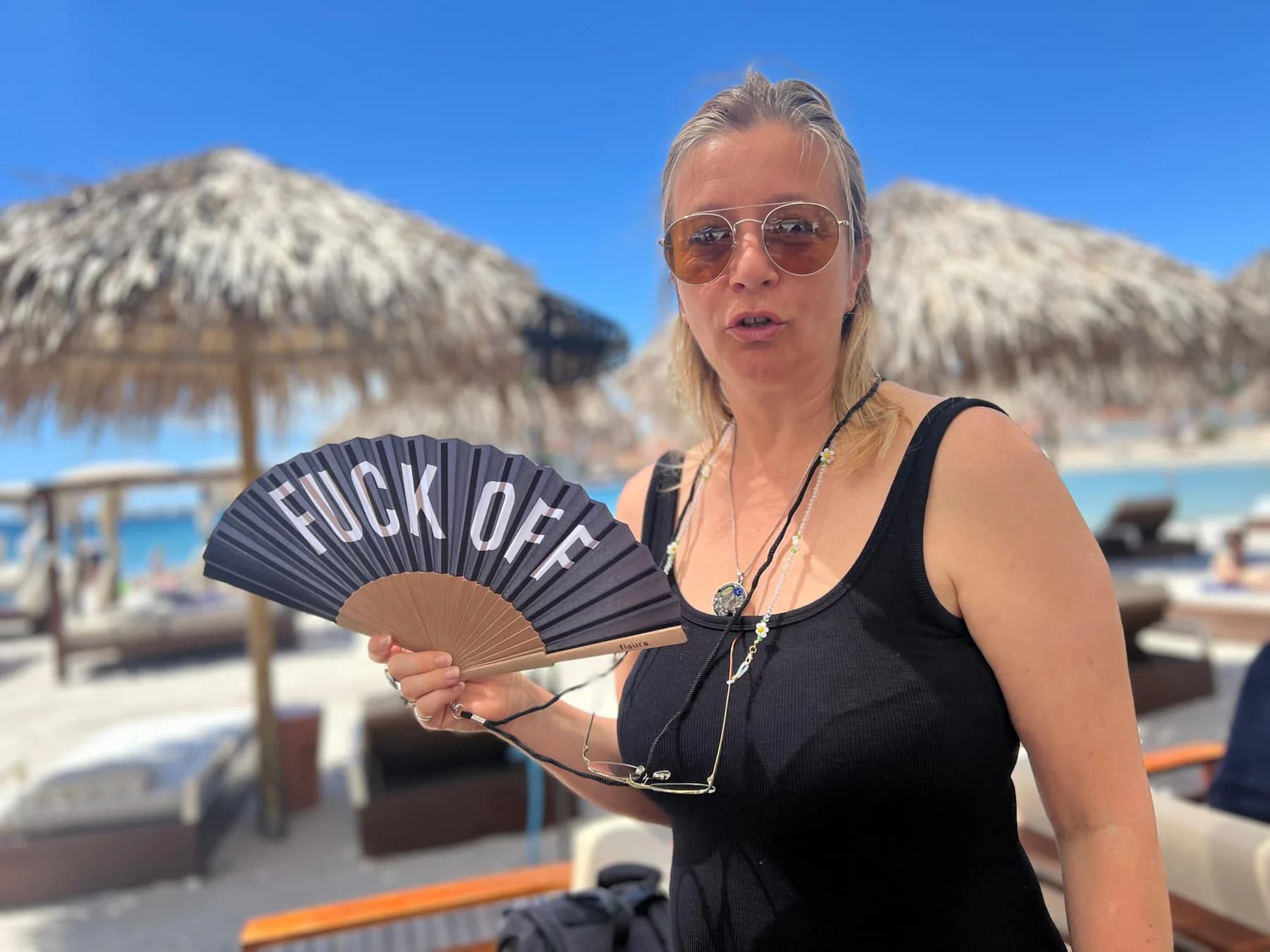 Beka Volf on set